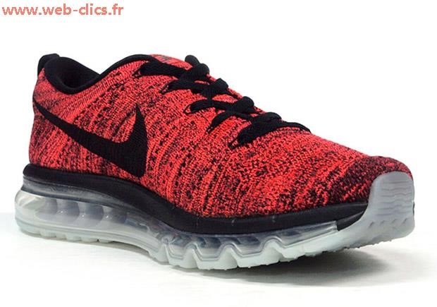 air max rouge flyknit